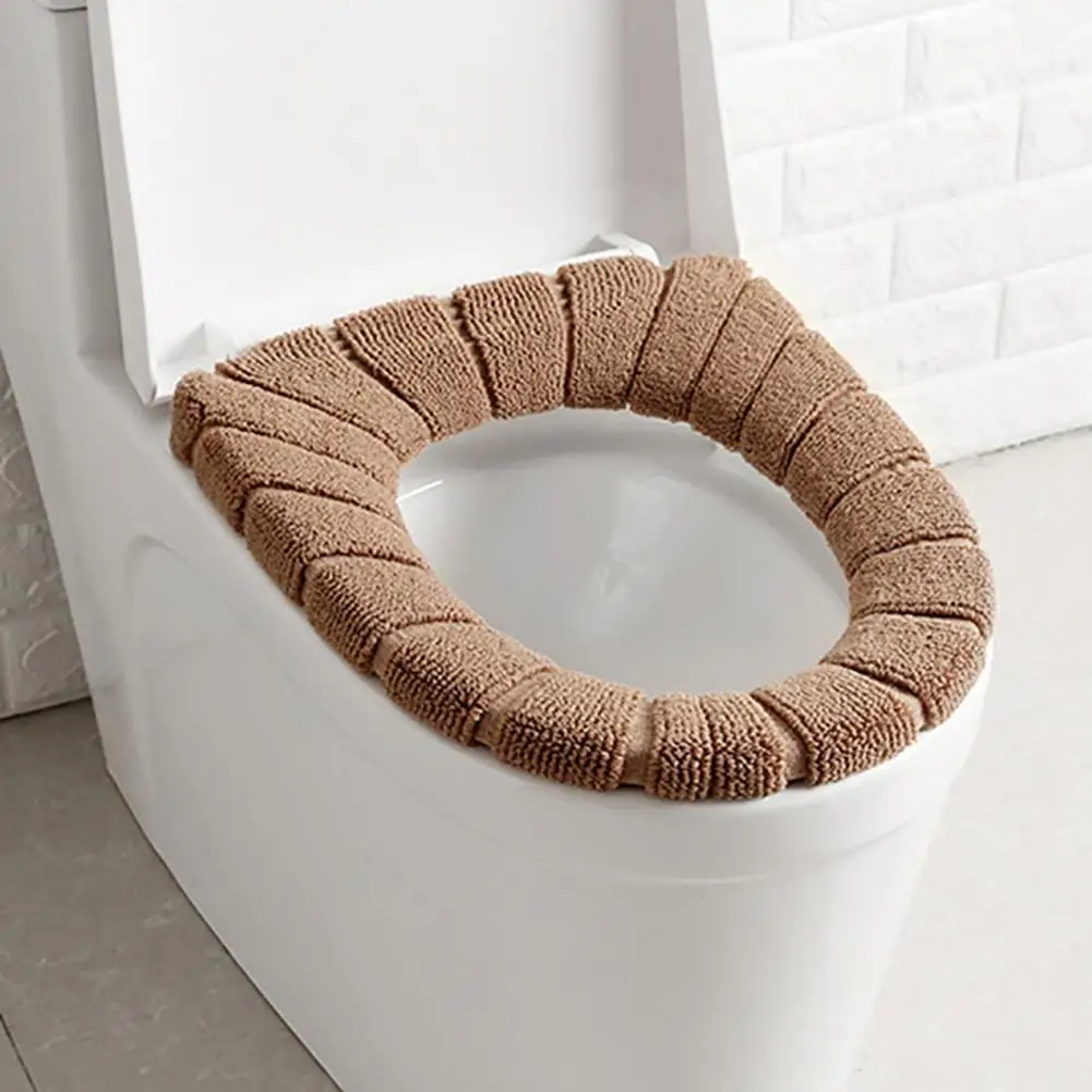 

Прочная стирающаяся однотонная накладка на сиденье унитаза для ванной комнаты