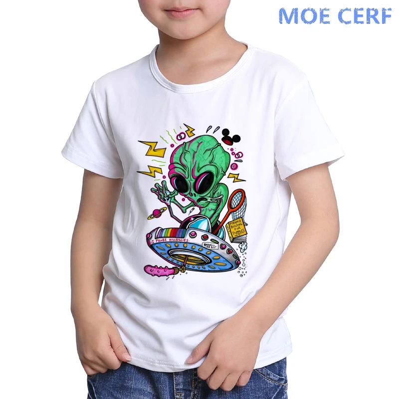 Модная футболка с милым принтом коротким рукавом и круглым вырезом Винтажная для