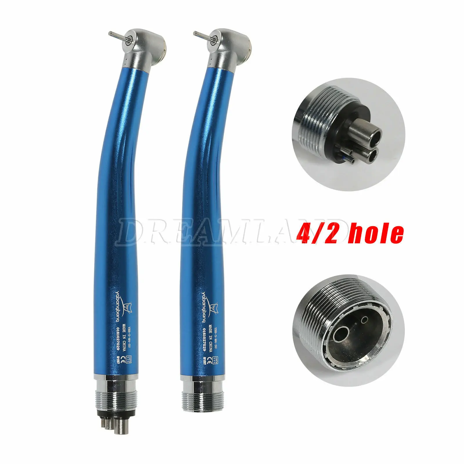 Стоматологический высокоскоростной Кнопка бормашины с двумя или 4 отверстиями 7