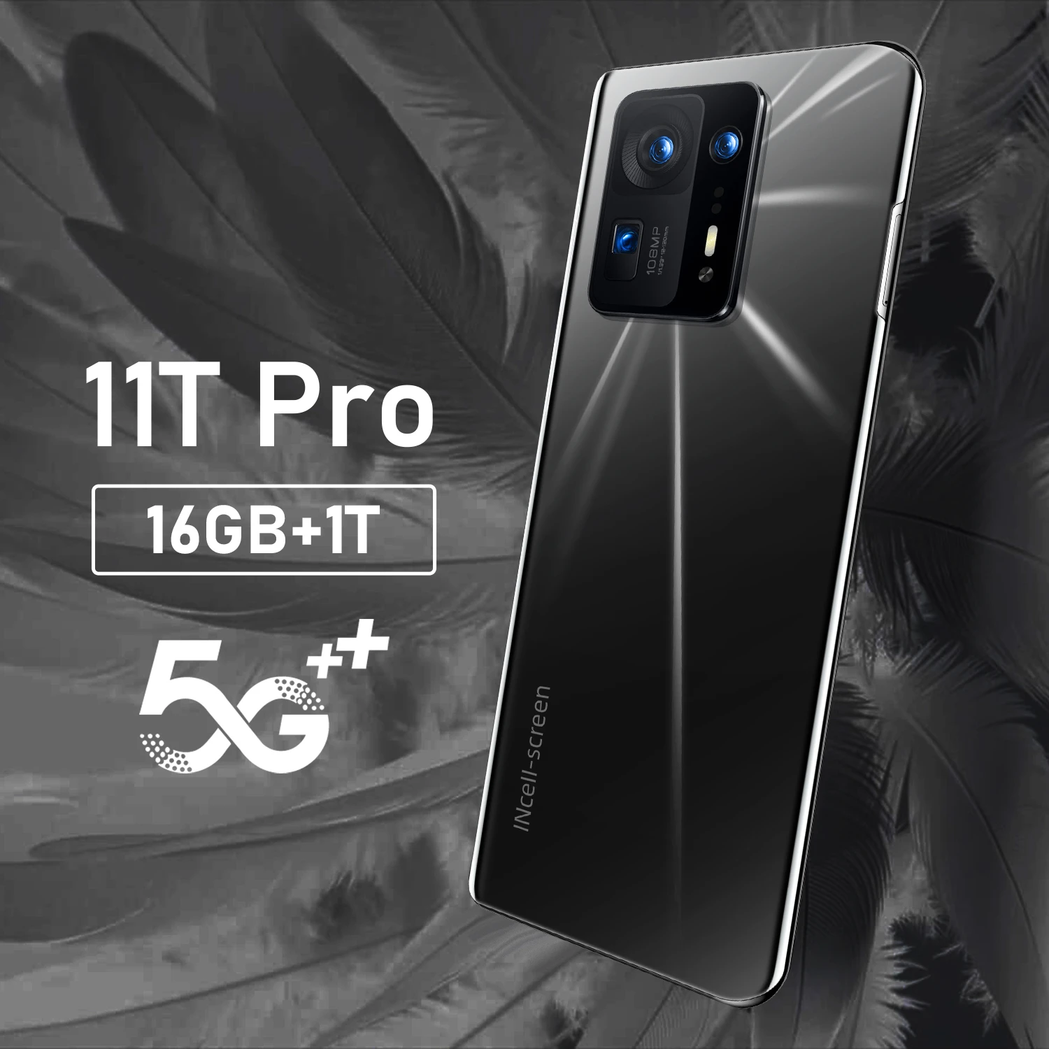 

Смартфон, 11T Pro, 16 ГБ ОЗУ, Type-C, 7,3 дюйма, Φ 10 Core, 7300 мАч, 4G LTE, Смартфон Android 12