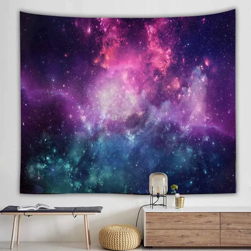

Psychedelic Cosmic Universe Tapestry Wall Hanging HomeDorm Artistic Decor Photography Backdrop Cloth Hippie Tapestry Wall Carpet