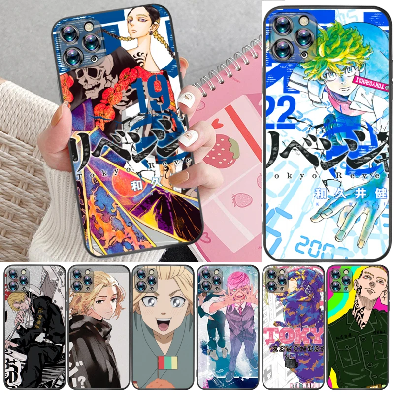 

Toko Revengers Janpan Cartoon Phone Case For iPhone XR XS Max Cases Carcasa Funda Back Cover