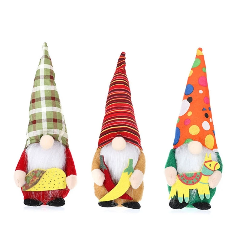 

Mexican Carnival Gnome Tuesday Elf Dwarf Gift Nisse Handmade Scandinavian Swedish Gnomes Tomte Kitchen Tiered Tray Decor