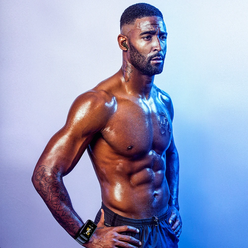 Умные часы M7 с наушниками BT5.0 поддержка Bluetooth звонки пульсометр умные наушники