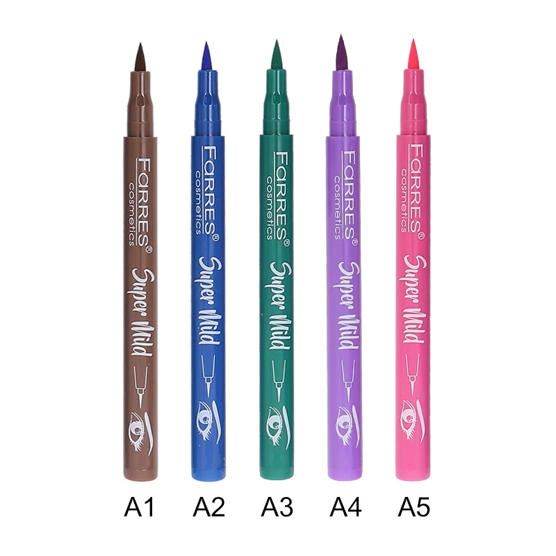 Профессиональная цветная подводка для глаз не смазывается Стойкая аксессуары