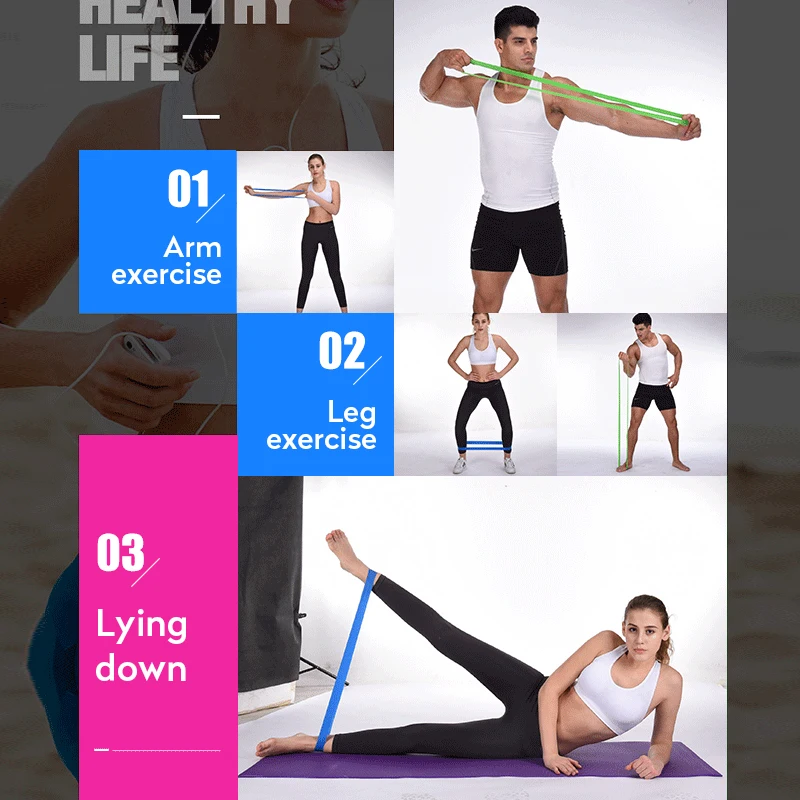 5 шт. Йога Эспандеры установка резиновых защитных веревочная петля для