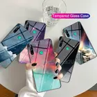 Чехол для телефона, из закаленного стекла с рисунком звездного рисунка для Huawei P40P30P20 LiteHonor 2030 ProP smart ZHONOR 20S30S10i20i8X8S
