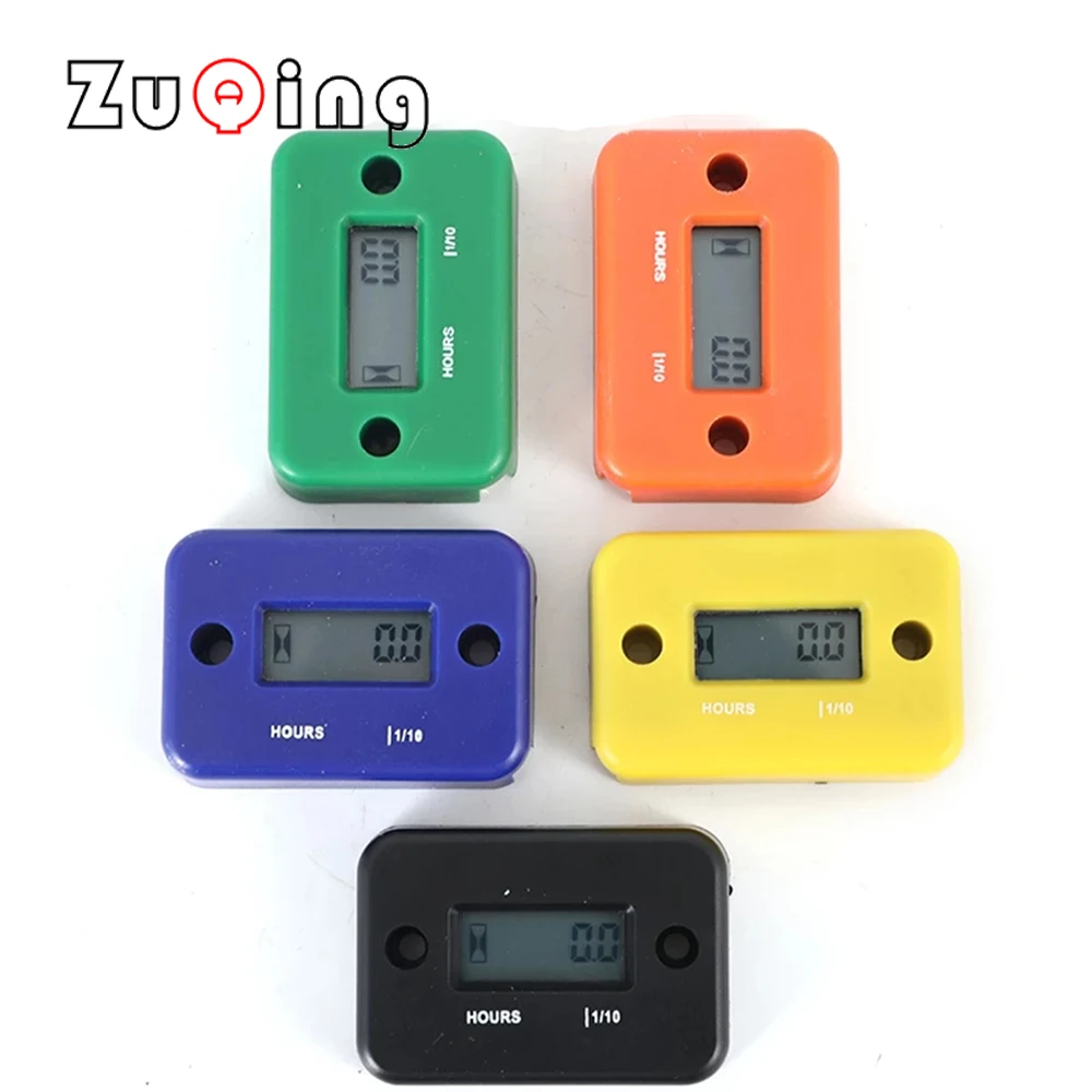 

Motorcycle Hour Meter With Battery Timer LCD Digital Display RPM Car Jet Ski Boat Meter Counter Tachometer Gauge Engine Tool