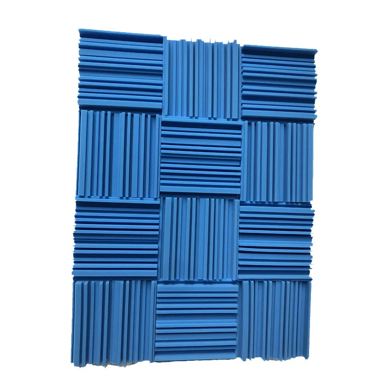 

12/24pcs 25x25x5cm KTV Noise Absorption Foam Tile Wedge Studio Acoustic Foam Panels Sound Absorbing Sound Proofing Wall Panels