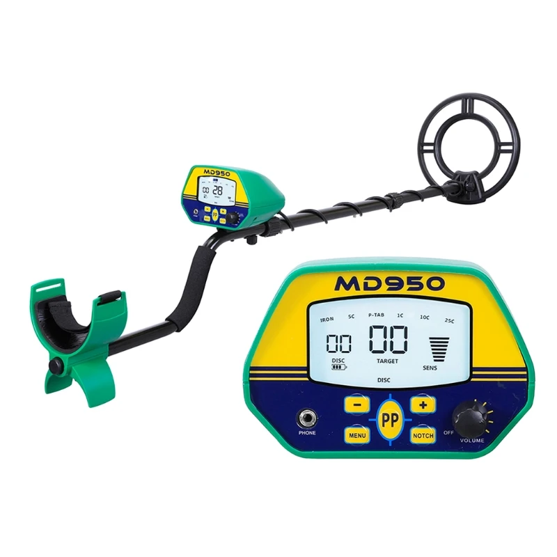 

10 inches Waterproof Search Coil Underground Metal Detector Find Gold Tressure Hunter Metal Detecting Tool MD-950 C7AD