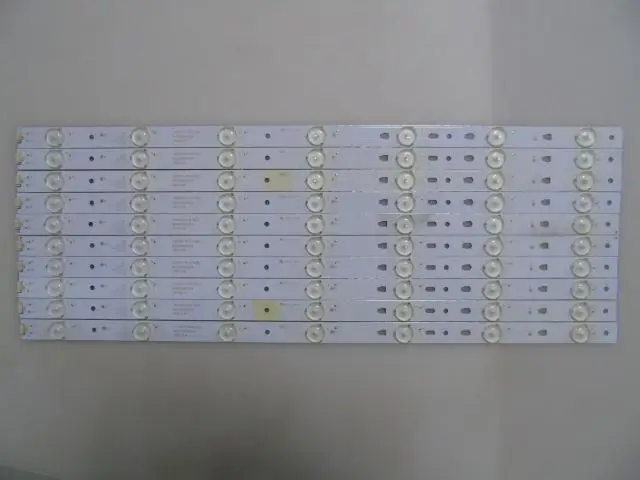 10 шт. светодиодный Подсветка полоса 7 лампы для Светодиодный 50D7 ZC14 01(B) Hai er 50A900