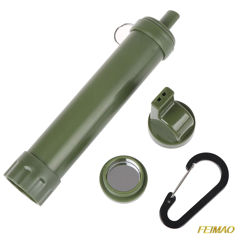 

1 Pc Portable Outdoor Water Purifier Camping Hiking Emergency Life Survival Portable Purifier Water Filter Outdoor Survival