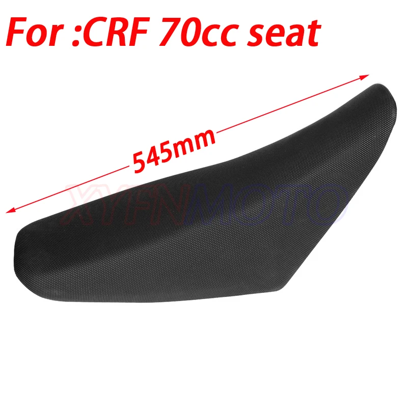 CRF70 Black Gripper Seat Foam Cover For CRF 70 Dirt Pit Bike Motorcycle 125 140 150cc