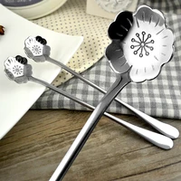 sakura serving spoon dessert spoons stainless steel 18cm for honey stick cnorigin kitchen accessories for coffee or tea