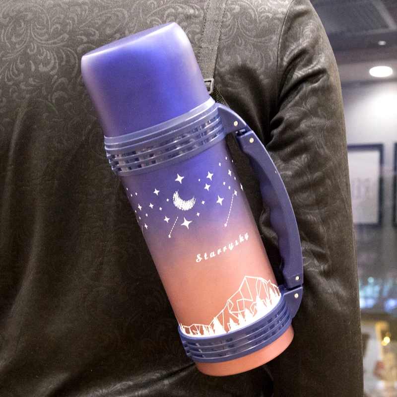 Спортивный термос Starry Sky большой емкости 1 2 л для скалолазания кемпинга на