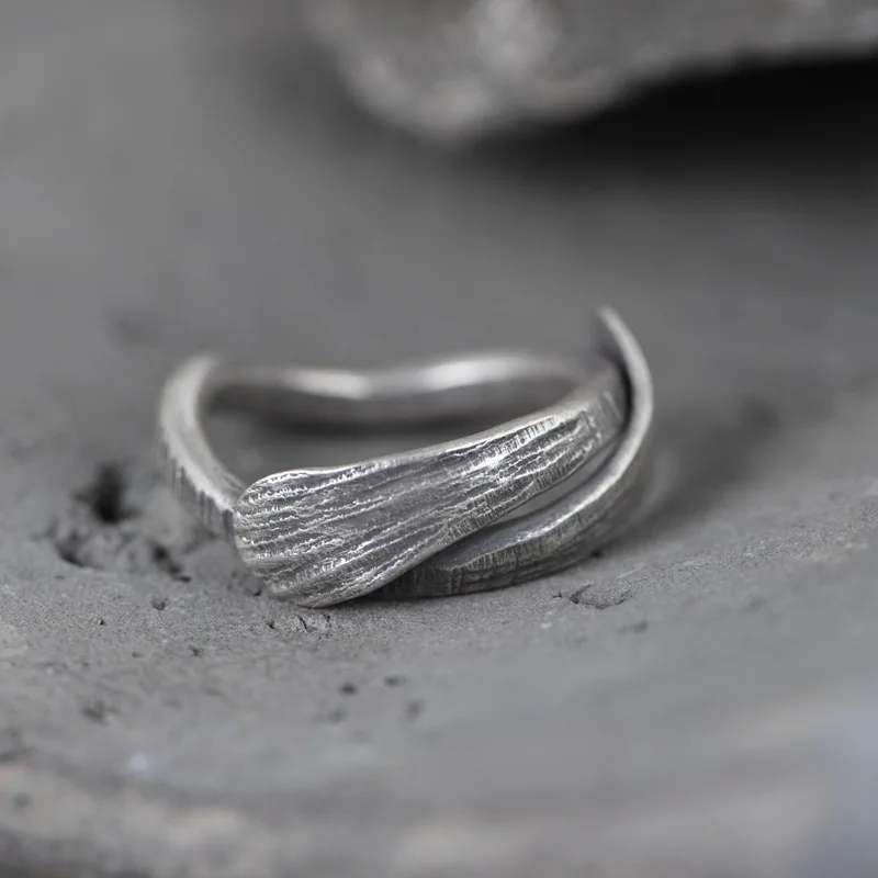 

Мужское кольцо из серебра 925 пробы FNJ, матовое ювелирное изделие из серебра 100% пробы