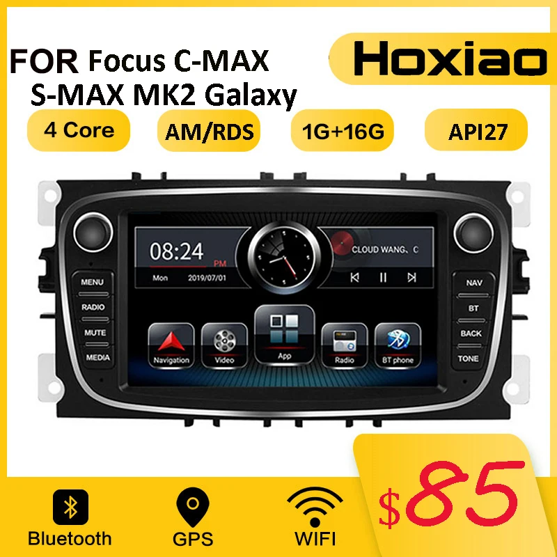 Автомагнитола 2 Din 7 &quot мультимедийный плеер для Ford Focus DAB GPS MP5 Bluetooth TF USB RDS HD камера