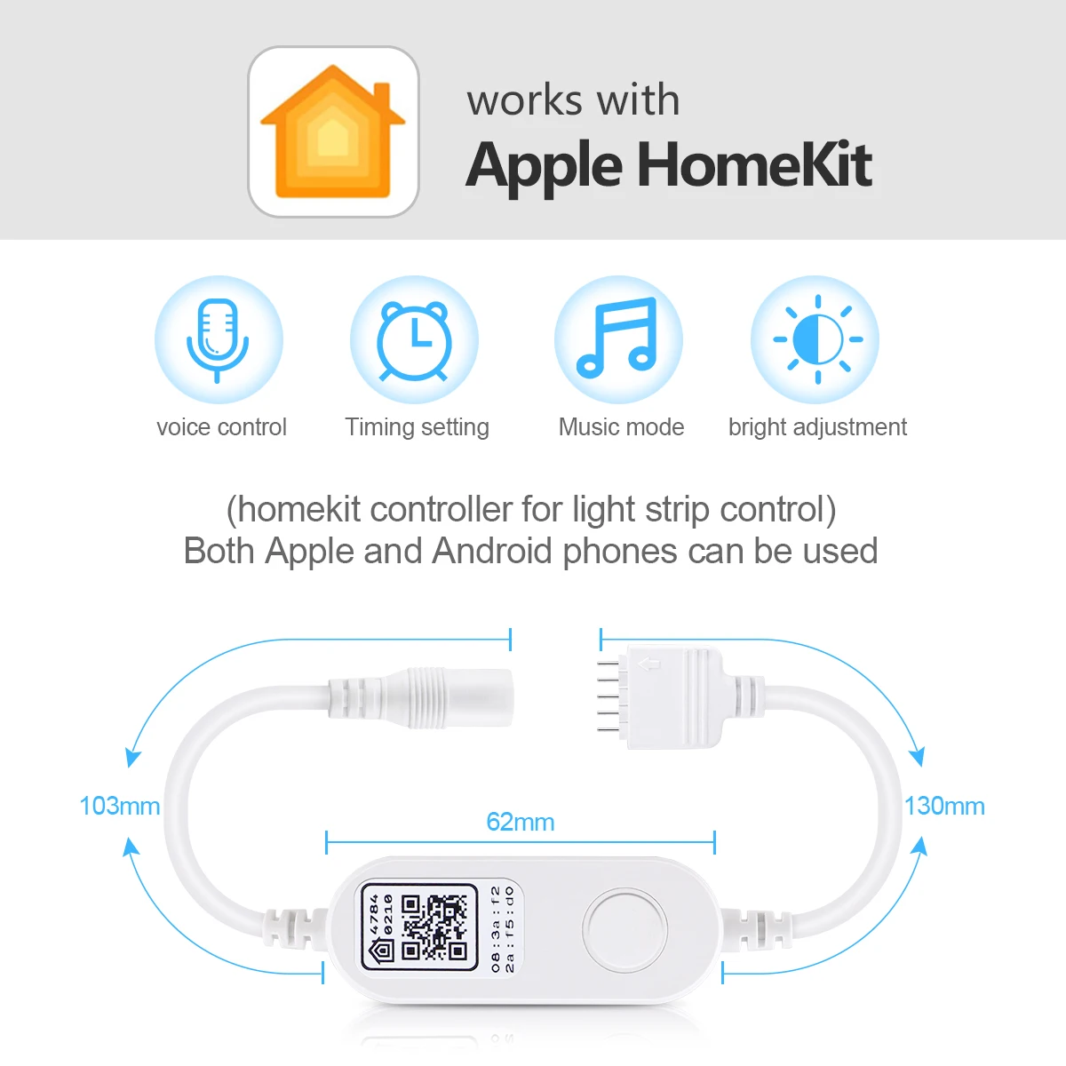 СВЕТОДИОДНЫЙ пульт управления для Apple Homekit переключатель светодиодных лент RGB