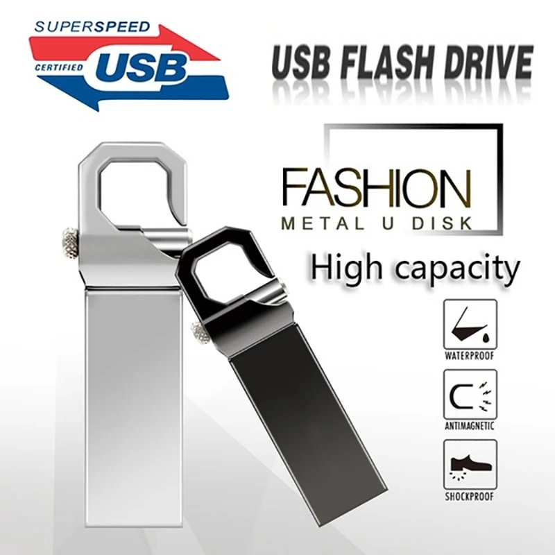 Металлический Usb флеш накопитель 4 ГБ 8 16 32 64 128 ГБ|USB флэш-накопители| |