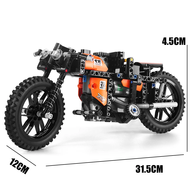 

MOULD KING High-Tech MOC-17249 Fast RC Motorcycle Model Electric Remote Control Building Blocks Motorbike Bricks Kids Toys
