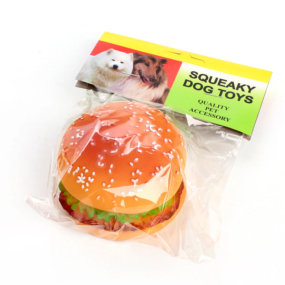 Товары для домашних животных бургер собака звуковая игрушка творчество