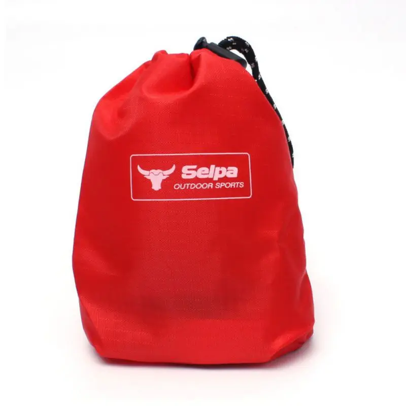 Портативная сумка для хранения на шнурке прочный водонепроницаемый красный