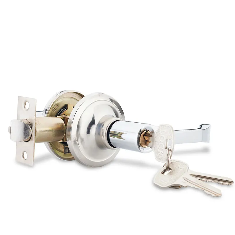 Замок с ручками для ванной комнаты ключами межкомнатной двери трубчатый замок