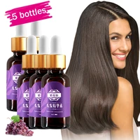 5 pcs hair loss product hair growth essential oil faster grow hair regrowth easy to carry hair care liquid serum hair care oil