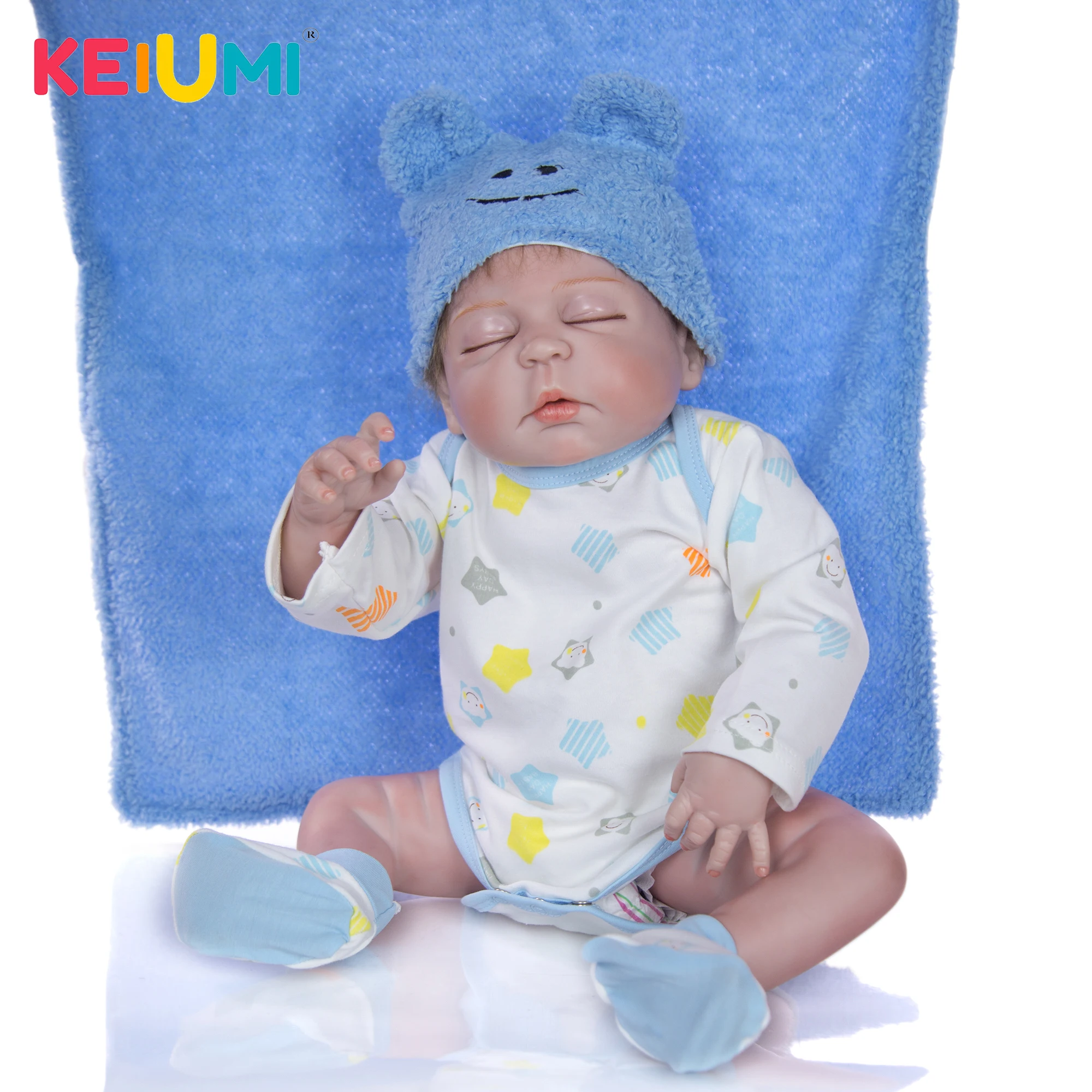 Новое поступление 57 см Boneca Reborn Toy полностью силиконовая Реалистичная 23 дюймов
