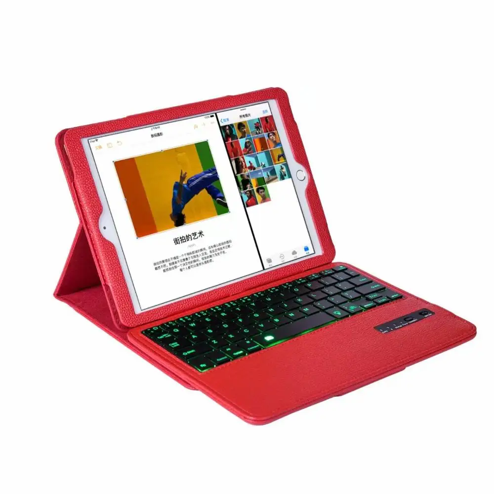Защитный чехол для планшета с беспроводной Bluetooth клавиатурой нового IPad 7 го 10 2