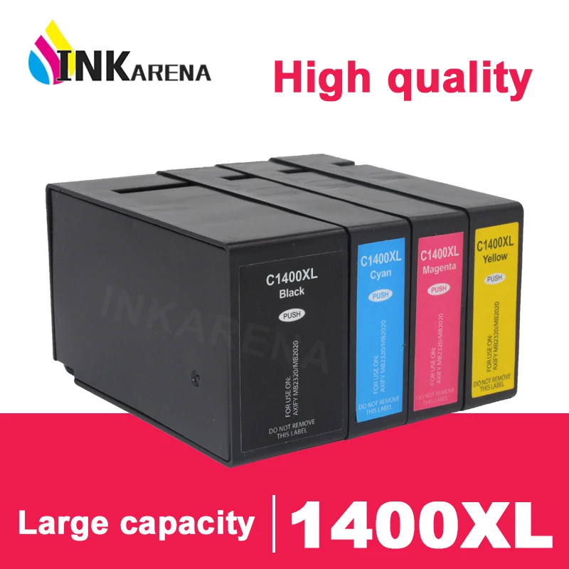 INKARENA 4 цветные чернила для принтера картриджи PGI1400 XL PGI 1400XL Canon MAXIFY MB2040 MB2340 MB2140 MB2740