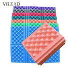 Туристический коврик VILEAD, водонепроницаемый складной, 7 цветов, 6 раз, из полиэтилена, для отдыха на открытом воздухе, пляжа, для пикника, с влагостойкой подушкой, из пенопласта