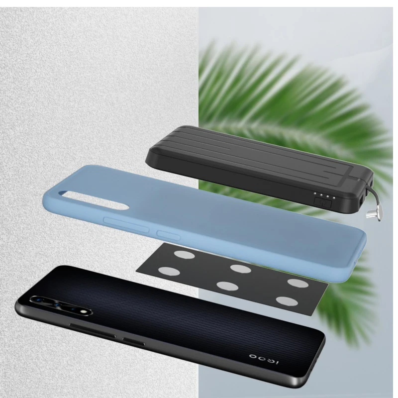 

Magnetic tape cord power bank 10000mAh large capacity fast charging magnetic power bank for iPhone Samsung Huawei Xiaomi mi