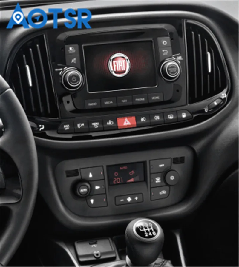 GPS-навигатор Android 9 автомобильный DVD-плеер Видео стерео проигрыватель ISO для FIAT DOBLO