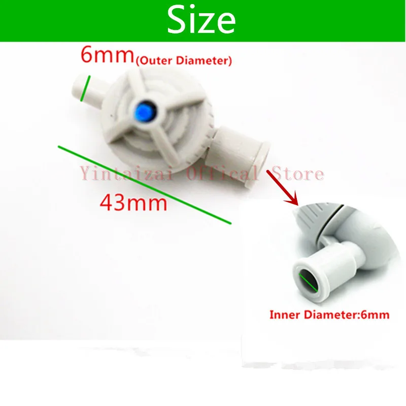 20PCS Low Pressure Leakage Preventer Device With A Push-fit Connector For Foggers Greenhouse Irrigation Drip Fittings | Дом и сад