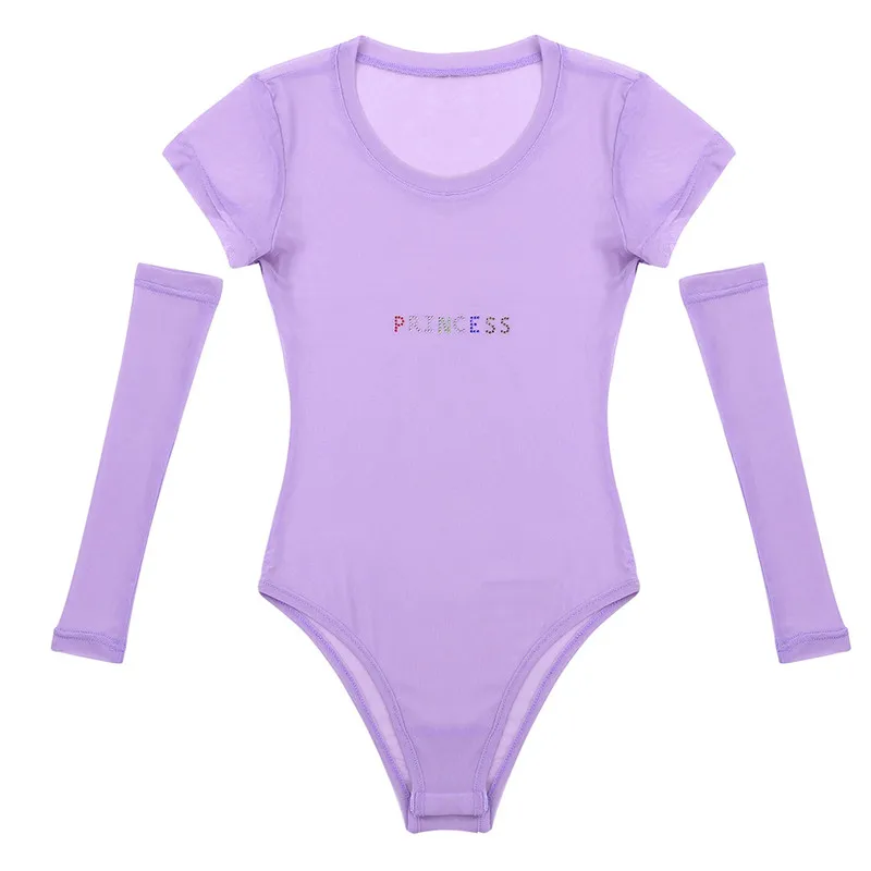 Женская прозрачная сетчатая одежда для плавания круглый вырез короткий рукав