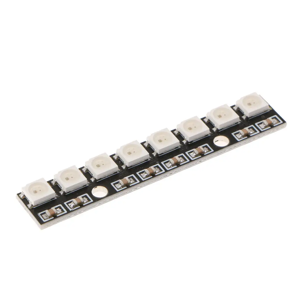 

WS2812 5050 RGB СВЕТОДИОДНЫЙ модуль панели лампы 5 в 8 бит Радужный светодиодный ОД для