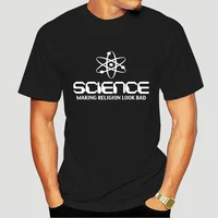 mens t shirts science religion athiest black metal darwin anti religion mens t shirt brand new