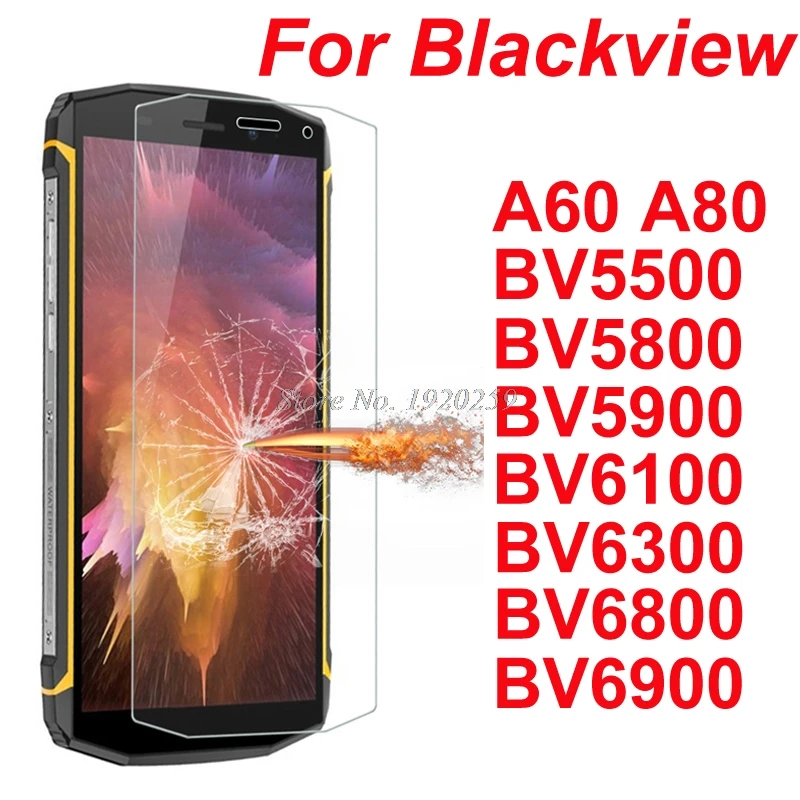 Защитное стекло для Blackview A60 A80 Pro BV5500 BV4900 BV5900 BV6100 BV6300 BV6800 BV6900 | Мобильные телефоны и