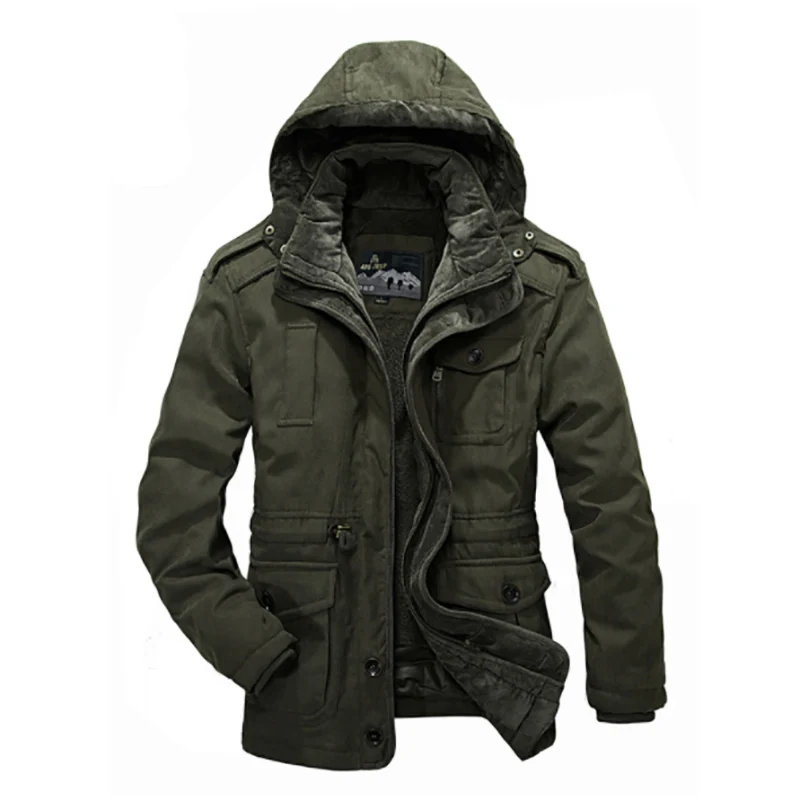 Новинка 2019 утолщенная Теплая мужская Повседневная зимняя куртка минус 40