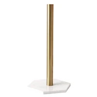 nordic retro style natural marble texture gold plated kitchen paper towel holder roll holder ceramics desktop jewelry storage sh