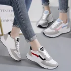 2020 Новая модная женская обувь удобная спортивная обувь Весенняя дышащая обувь женская повседневная обувь дышащая светильник туфли на плоской подошве