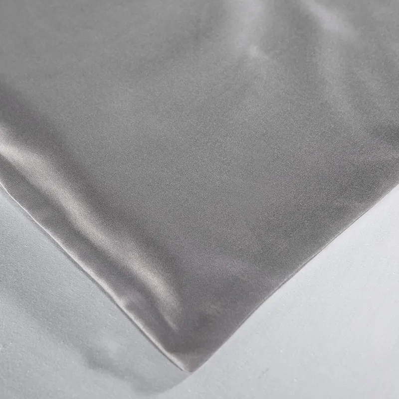 

1 Pair Washed Silk Pillow Cover Multicolor Smooth Satin Pillowcase Nature Mulberry Pillowcase Zipper Durable Home Textile