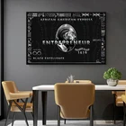 Черный плакат, афроамериканская Экспресс-печать на холсте, картина на стену, декоративная картина для гостиной, Декор для дома