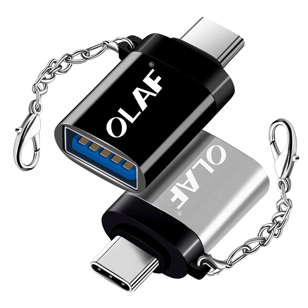 Olaf usb type C OTG адаптер USB C зарядный кабель для передачи данных для Macbook samsung S10 S9 S8 huawei Xiaomi Mi9 USB для type-c OTG