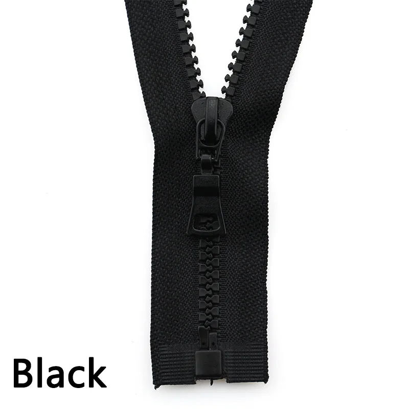 black 5 шт. Meetee 5# молнии из смолы закрывают конец 15-25 см открытый конец 30-80 см застежка-молния швейная пуховая куртка сумки для одежды Домашний портной ремесла - Цвет: black