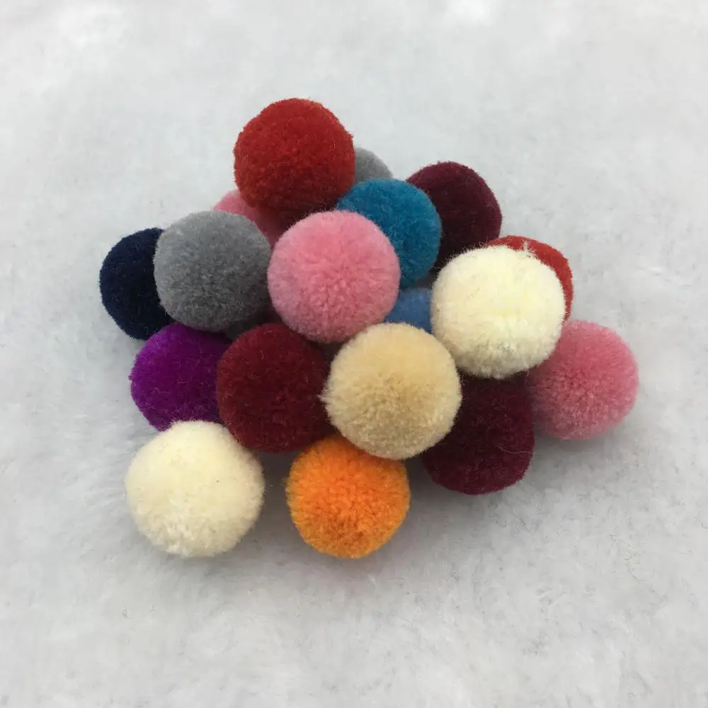 Помпоны смешанных цветов кашемировый помпон плюшевые шарики пушистые поделки