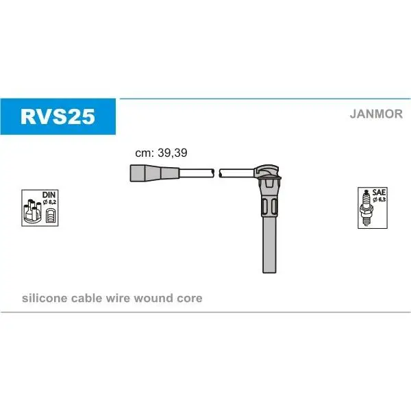 Комплект проводов Rover 25/45/75 1.4-1.8i 00 JANMOR RVS25 | Автомобили и мотоциклы