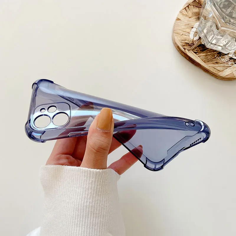 

Thick Shockproof Phone Case For iPhone 12 11 7 Case Silicone Soft Back Cover For iPhone 11 12 Pro Max X XS XR free shipping