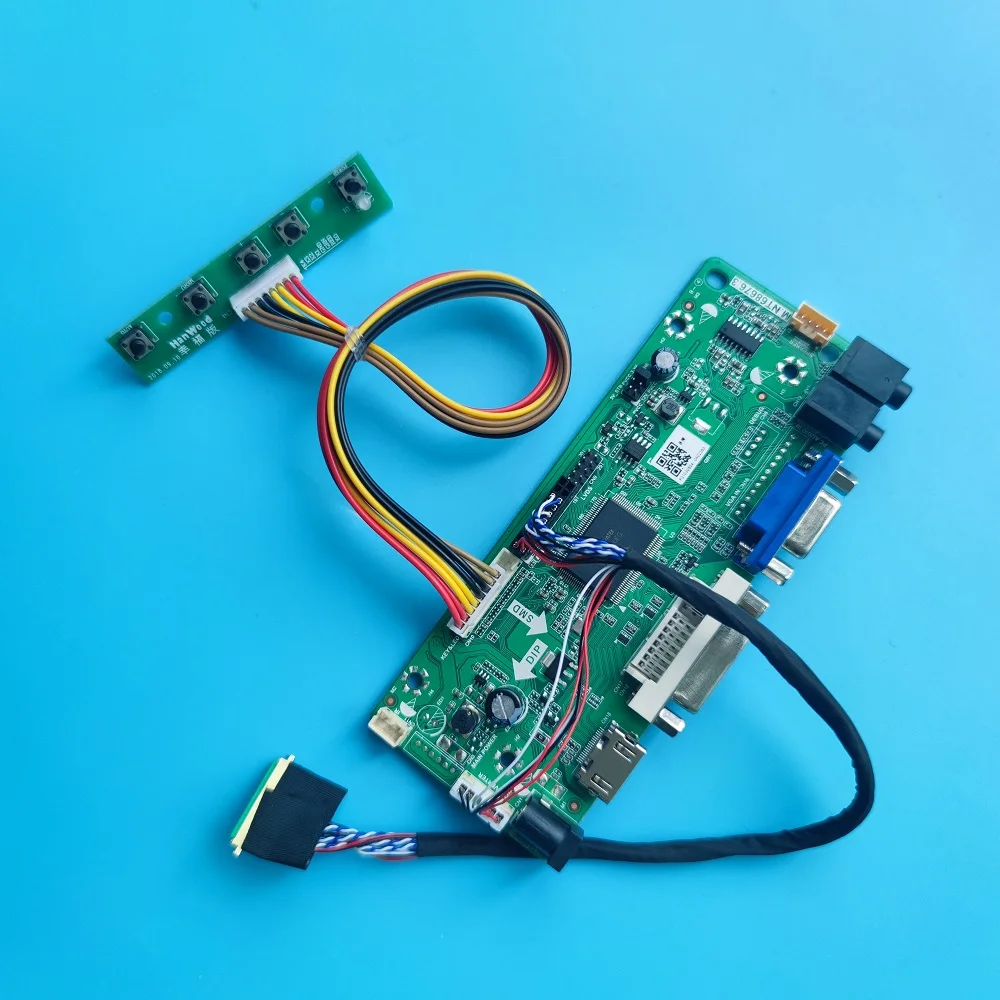 Панель управления для LTN156AT02 1366X768 DVI LVDS экран 15 6 дюйма комплект контроллеров карта